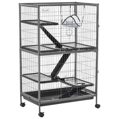 Pawhut Weather Resistant Small Animal Cage Reviews Wayfair